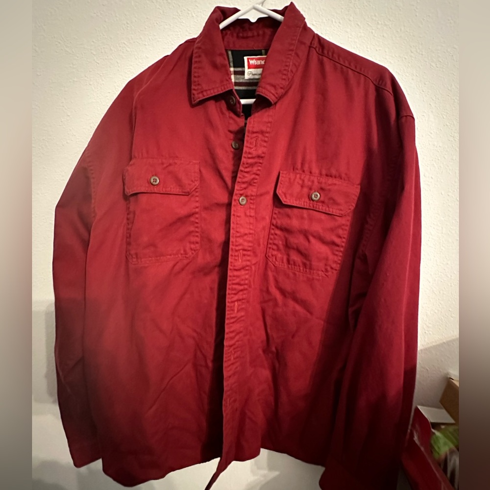 Bundle Wrangler Red & Blue Cotton Shirt